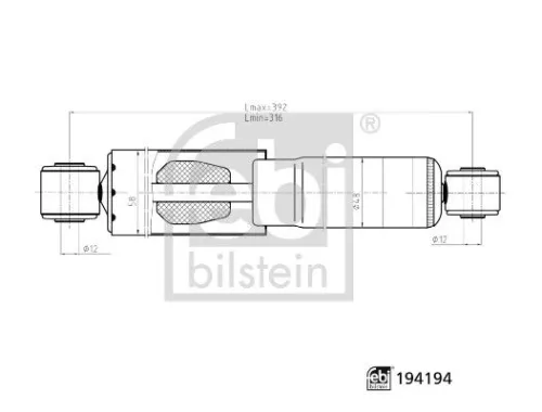 Shock Absorber FEBI BILSTEIN 194194)