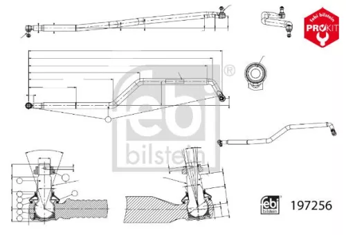 Middelste stangconstructie FEBI BILSTEIN 197256)