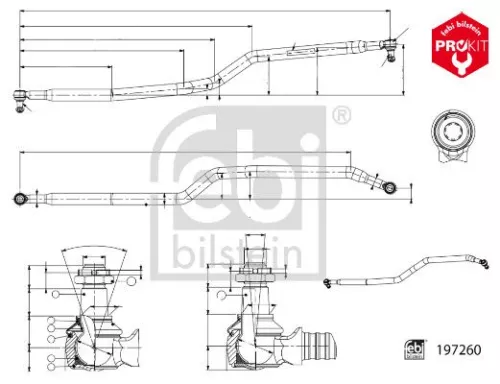 Middelste stangconstructie FEBI BILSTEIN 197260)