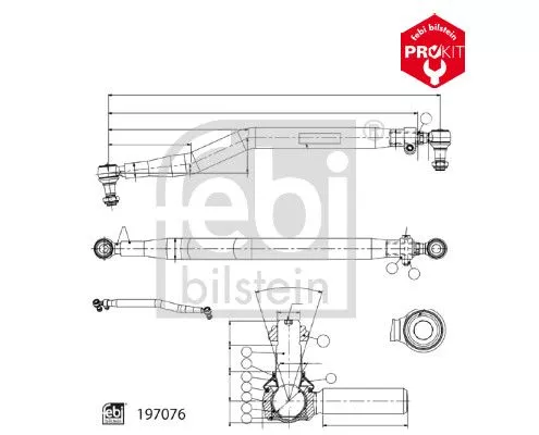 Middelste stangconstructie FEBI BILSTEIN 197266)