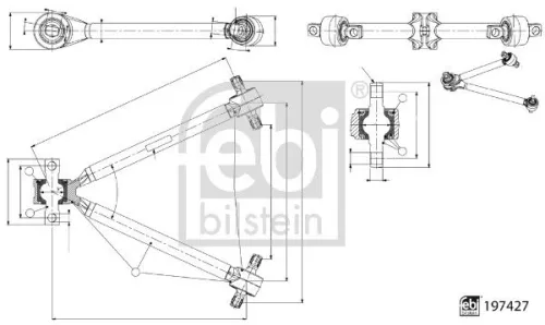 Draagarm/achterwielophanging  197427)