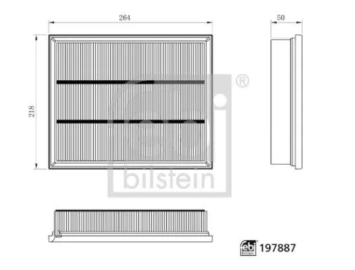 Luchtfilter FEBI BILSTEIN 197887)