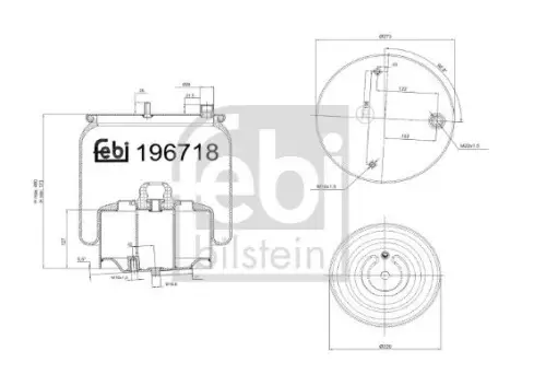Balg, luchtvering FEBI BILSTEIN 196718)