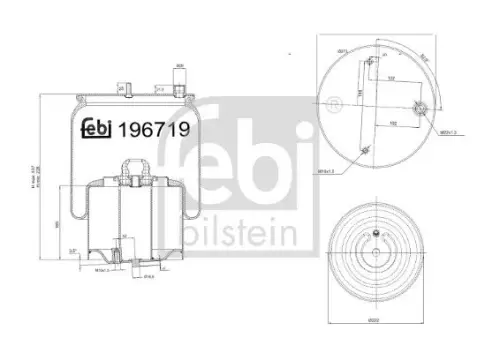 Balg, luchtvering FEBI BILSTEIN 196719)
