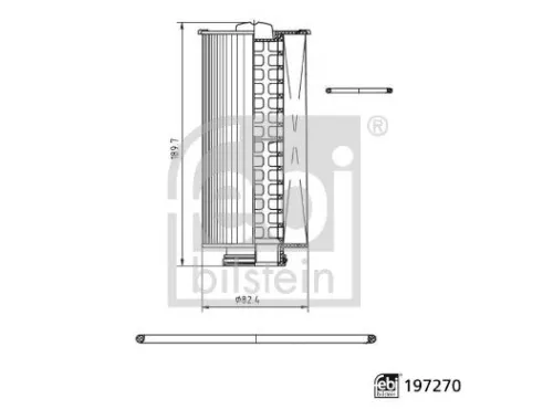 Hydraulische filterset, automatische transmissie FEBI BILSTEIN 197270)