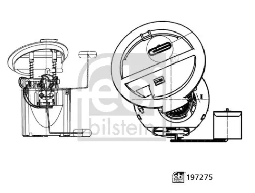 Brandstoftoevoereenheid FEBI BILSTEIN 197275)