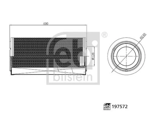 Luchtfilter FEBI BILSTEIN 197572)