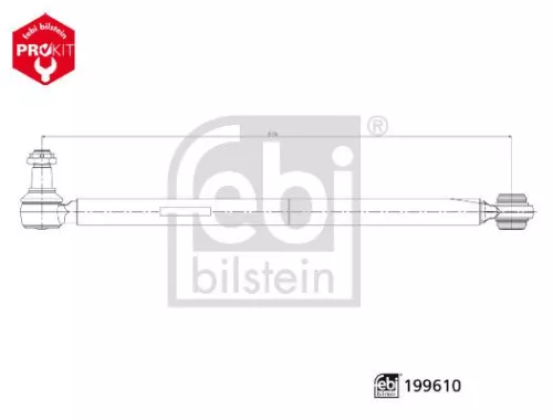 Middelste stangconstructie FEBI BILSTEIN 199610)