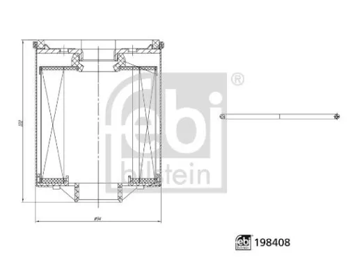 Fuel Filter FEBI BILSTEIN 198408)