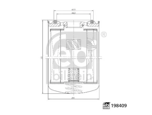 Oliefilter FEBI BILSTEIN 198409)