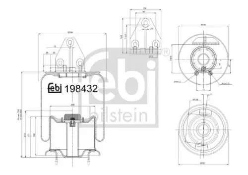 Balg, luchtvering FEBI BILSTEIN 198432)