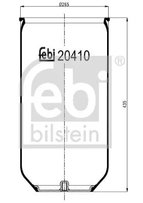 Balg, luchtvering FEBI BILSTEIN 20410)
