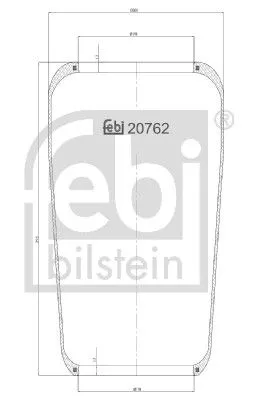 Balg, luchtvering FEBI BILSTEIN 20762)