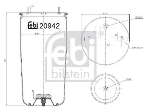 Balg, luchtvering FEBI BILSTEIN 20942)