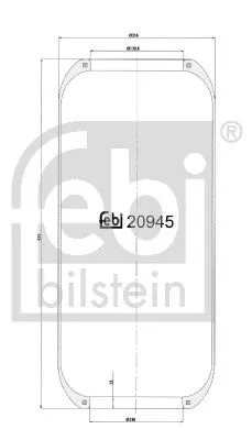 Balg, luchtvering FEBI BILSTEIN 20945)
