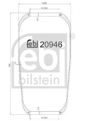 Balg, luchtvering FEBI BILSTEIN 20946)