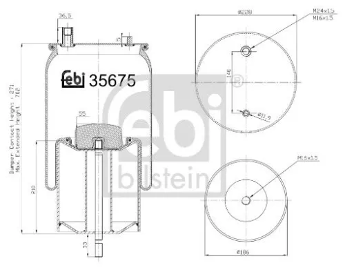 Balg, luchtvering FEBI BILSTEIN 35675)