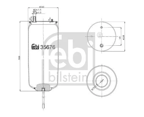Balg, luchtvering FEBI BILSTEIN 35676)