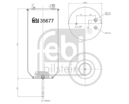 Balg, luchtvering FEBI BILSTEIN 35677)