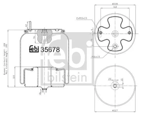 Balg, luchtvering FEBI BILSTEIN 35678)