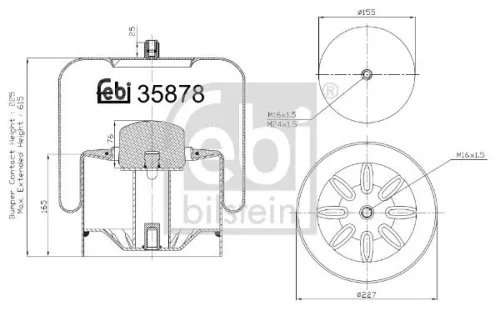 Balg, luchtvering FEBI BILSTEIN 35878)