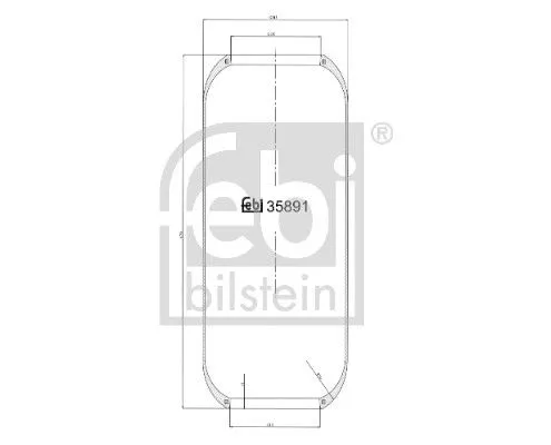Balg, luchtvering FEBI BILSTEIN 35891)