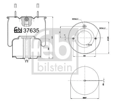 Balg, luchtvering FEBI BILSTEIN 37635)