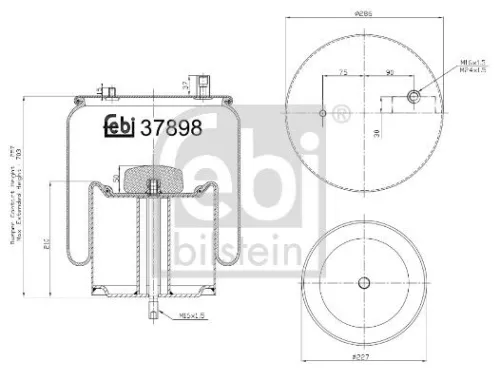 Balg, luchtvering FEBI BILSTEIN 37898)