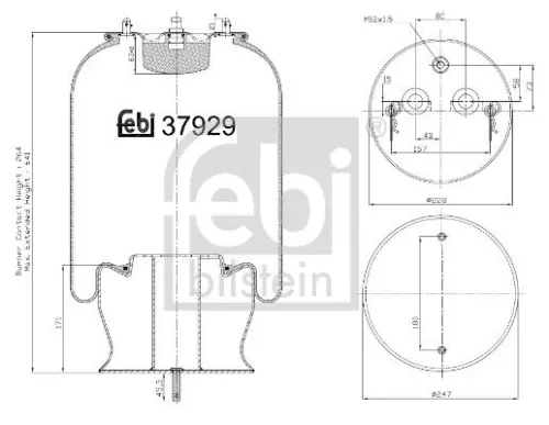 Balg, luchtvering FEBI BILSTEIN 37929)