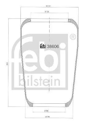 Balg, luchtvering FEBI BILSTEIN 38606)