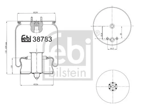 Balg, luchtvering FEBI BILSTEIN 38783)