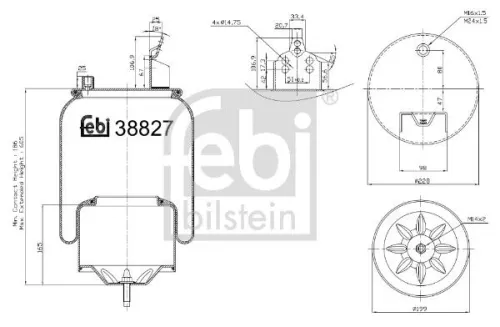 Balg, luchtvering FEBI BILSTEIN 38827)