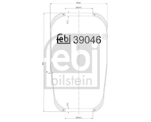 Balg, luchtvering FEBI BILSTEIN 39046)
