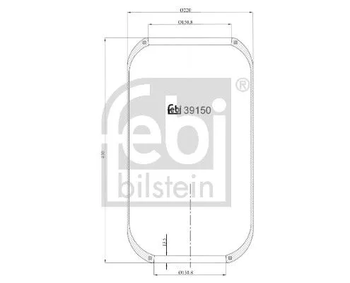 Balg, luchtvering FEBI BILSTEIN 39150)