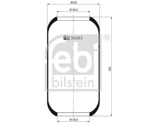 Balg, luchtvering FEBI BILSTEIN 39383)