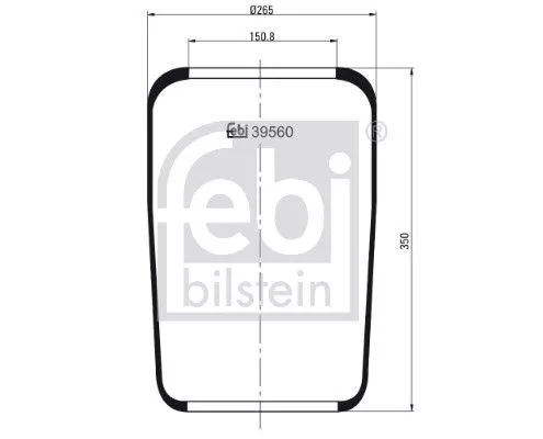 Balg, luchtvering FEBI BILSTEIN 39560)