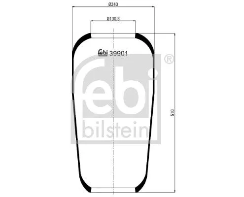 Balg, luchtvering FEBI BILSTEIN 39901)