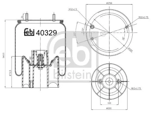 Balg, luchtvering FEBI BILSTEIN 40329)