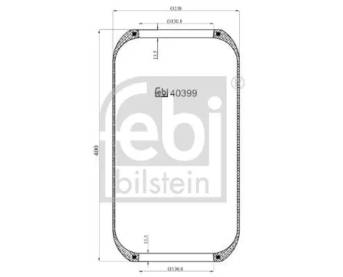 Balg, luchtvering FEBI BILSTEIN 40399)