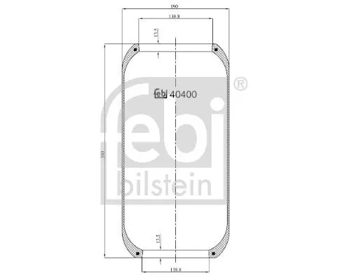 Balg, luchtvering FEBI BILSTEIN 40400)