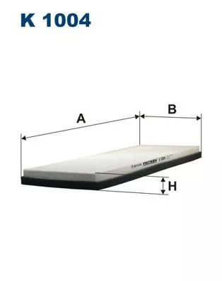 Filter, cabin air FILTRON K 1004)