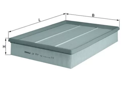 Luchtfilter KNECHT LX 717)