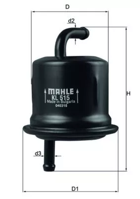 Fuel Filter KNECHT KL 515)