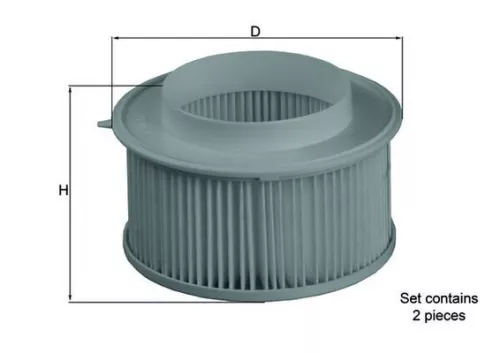 Filter, cabin air MAHLE LA 15/S)