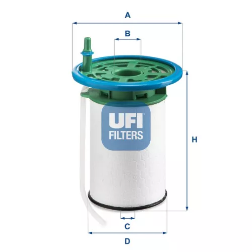 Fuel Filter UFI 26.053.00)