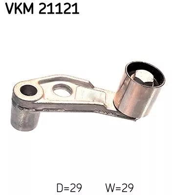 Deflection Pulley/Guide Pulley, timing belt SKF VKM 21121)
