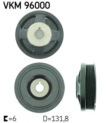 Belt Pulley, crankshaft SKF VKM 96000)