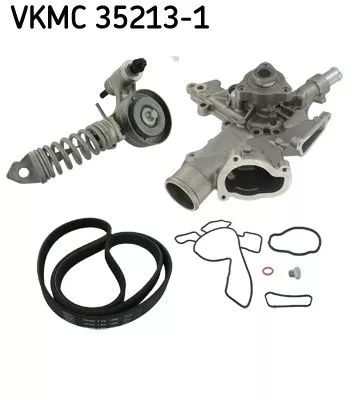 Water Pump + V-ribbed Belt Kit SKF VKMC 35213-1)