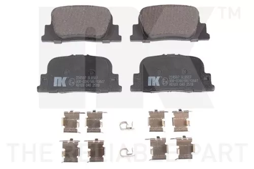 Brake Pad Set, disc brake NK 224597)