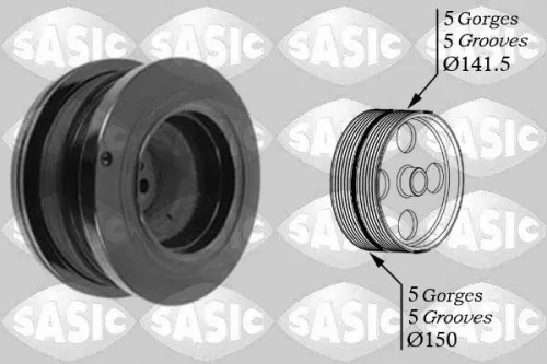 Belt Pulley, crankshaft SASIC 9001812)